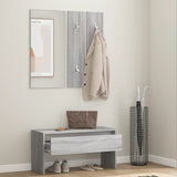 NNEVL Hallway Furniture Set Grey Sonoma Engineered Wood