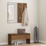 NNEVL Hallway Furniture Set Brown Oak Engineered Wood