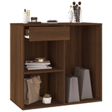 NNEVL Cosmetic Cabinet Brown Oak 80x40x75 cm Engineered Wood