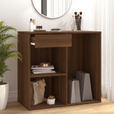 NNEVL Cosmetic Cabinet Brown Oak 80x40x75 cm Engineered Wood