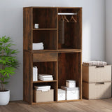 NNEVL Dressing Cabinet Smoked Oak 80x40x65 cm Engineered Wood