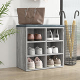 NNEVL Shoe Cabinet Grey Sonoma 52.5x30x50 cm
