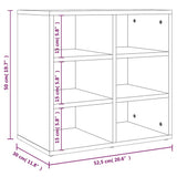 NNEVL Shoe Cabinet Grey Sonoma 52.5x30x50 cm