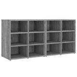 NNEVL Shoe Cabinets 2 pcs Grey Sonoma 52.5x30x50 cm