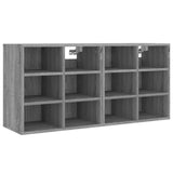 NNEVL Shoe Cabinets 2 pcs Grey Sonoma 52.5x30x50 cm