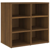 NNEVL Shoe Cabinet Brown Oak 52.5x30x50 cm