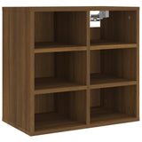 NNEVL Shoe Cabinet Brown Oak 52.5x30x50 cm