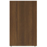 NNEVL Shoe Cabinet Brown Oak 52.5x30x50 cm