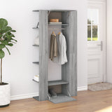 NNEVL Hallway Cabinet Grey Sonoma 97.5x37x99 cm Engineered Wood