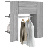 NNEVL Hallway Cabinet Grey Sonoma 97.5x37x99 cm Engineered Wood