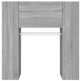 NNEVL Hallway Cabinet Grey Sonoma 97.5x37x99 cm Engineered Wood