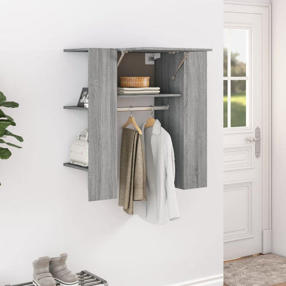 NNEVL Hallway Cabinet Grey Sonoma 97.5x37x99 cm Engineered Wood