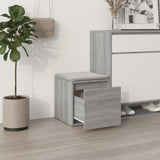 NNEVL Box Drawer Grey Sonoma 40.5x40x40 cm Engineered Wood
