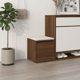 NNEVL Box Drawer Brown Oak 40.5x40x40 cm Engineered Wood