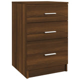 NNEVL Bed Cabinet Brown Oak 40x40x63 cm Engineered Wood
