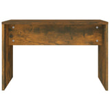NNEVL Dressing Stool Smoked Oak 70x35x45 cm Engineered Wood