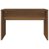 NNEVL Dressing Stool Brown Oak 70x35x45 cm Engineered Wood