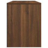 NNEVL Dressing Stool Brown Oak 70x35x45 cm Engineered Wood