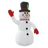NNEVL Christmas Inflatable Snowman with LEDs 240 cm