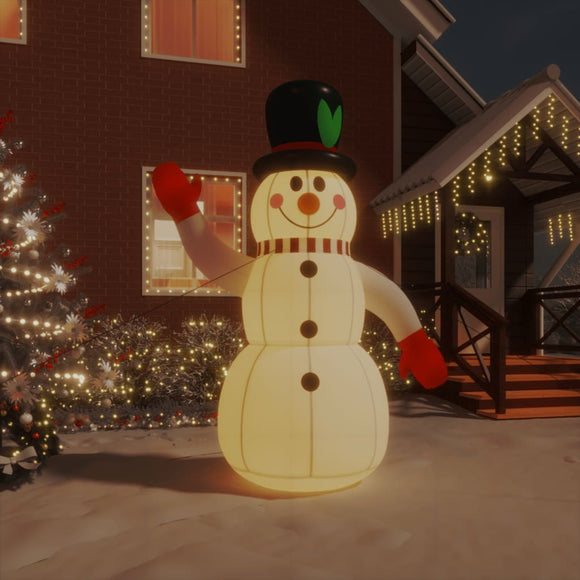 NNEVL Christmas Inflatable Snowman with LEDs 240 cm