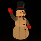 NNEVL Christmas Inflatable Snowman with LEDs 300 cm