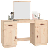 NNEVL Dressing Table Set with a Mirror Solid Wood Pine
