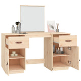 NNEVL Dressing Table Set with a Mirror Solid Wood Pine