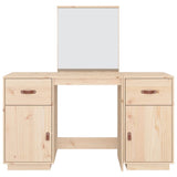 NNEVL Dressing Table Set with a Mirror Solid Wood Pine
