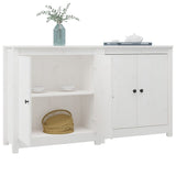 NNEVL Sideboards 2 pcs White 70x35x80 cm Solid Wood Pine