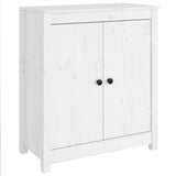 NNEVL Sideboards 2 pcs White 70x35x80 cm Solid Wood Pine