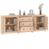 NNEVL Sideboard 210x35x80 cm Solid Wood Pine