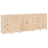 NNEVL Sideboard 230x35x80 cm Solid Wood Pine