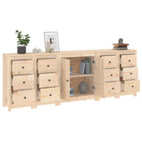 NNEVL Sideboard 230x35x80 cm Solid Wood Pine