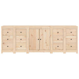 NNEVL Sideboard 230x35x80 cm Solid Wood Pine