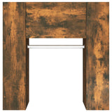 NNEVL Hallway Cabinets 2 pcs Smoked Oak Engineered Wood