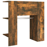 NNEVL Hallway Cabinets 2 pcs Smoked Oak Engineered Wood
