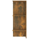 NNEVL Hallway Cabinets 2 pcs Smoked Oak Engineered Wood