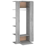 NNEVL Hallway Cabinets 2 pcs Grey Sonoma Engineered Wood