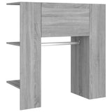 NNEVL Hallway Cabinets 2 pcs Grey Sonoma Engineered Wood