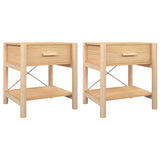 NNEVL Bedside Tables 2pcs 42x38x45 cm Engineered Wood