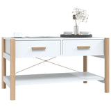 NNEVL Coffee Table White 82x48x45 cm Engineered Wood