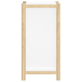 NNEVL Sideboard White 62x38x75 cm Engineered Wood