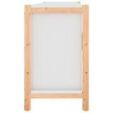 NNEVL Sideboard White 107x38x60 cm Engineered Wood