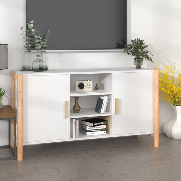 NNEVL Sideboard White 107x38x60 cm Engineered Wood