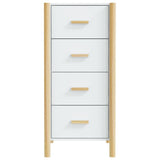 NNEVL Highboard White 42x38x90 cm Engineered Wood