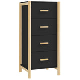 NNEVL Highboard Black 42x38x90 cm Engineered Wood