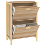 NNEVL Shoe Cabinet 57.5x33x80 cm Engineered Wood