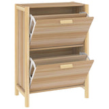 NNEVL Shoe Cabinet 57.5x33x80 cm Engineered Wood