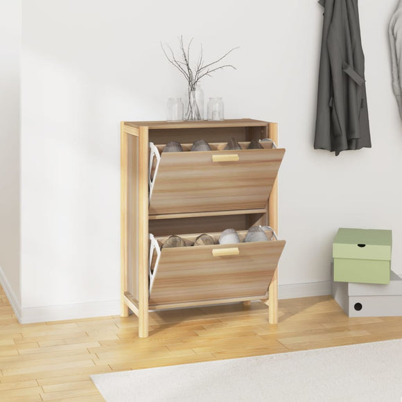 NNEVL Shoe Cabinet 57.5x33x80 cm Engineered Wood