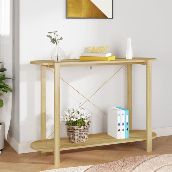 NNEVL Console Table 110x38x75 cm Engineered Wood